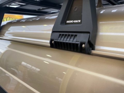 ハイエース　ハイエースバン　ハイルーフ　フラットラック　ライノラック　サイドレールキット　RHINO-RACK　リアラダー　GLパッケージ　flexdream　さいたま北